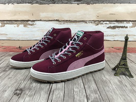 Puma Suede High-Top Women Skate Sneaker--007